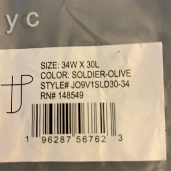 THE PERFECT JEAN NYC SLIM FIT SOLDIER-OLIVE - 30-34 - Picture 9 of 9